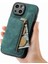 IPhone 15 Için Kılıf Artı Standı Fonksiyonu Vintage Fermuar Cüzdan Katlanabilir Geri (Yurt Dışından) 3