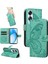 Oppo A60 4g Kabartmalı Kelebek ile Yüksek Kaliteli Deri Flip Case (Yurt Dışından) 1
