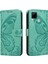 Reamle C25 Için Flip Case Kart ile Yüksek Kaliteli Deri Kabartmalı Kelebek (Yurt Dışından) 1