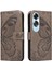 Oppo A60 4g Kabartmalı Kelebek ile Yüksek Kaliteli Deri Flip Case (Yurt Dışından) 1