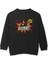 Boom Bomba Eğlenceli Funny El Bombası Baskılı Çocuk Sweatshirt Siyah Sweat 1