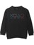 Eat Play Sleep Repeat Gamer Oyun Baskılı Çocuk Sweatshirt Siyah Sweat 1