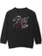 Stray Kids Kore K-Pop Baskılı Çocuk Sweatshirt Siyah Sweat 1