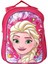 Kız Çocuk Full Pembe Tek Elsa Figürlü Ilkokul Anaokulu Beslenme ve Okul Çantası Seti 6