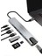 Powerway 8 In 1 Type-C Hub Dönüştürücü 4K HDMI USB Micro Sd Gigabyte Ethernet 1