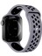 Apple Watch 9 8 7 6 5 4 3 2 Se 38MM-40MM-41MM Uyumlu Delikli Silikon Spor Kordon Kırmızı-Siyah 2