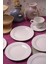 Elif Kırık Beyaz 6'lı 18 cm Pasta ve Tatlı Servis Tabağı 3