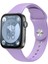 Casesuar Huawei Watch Fit 3 KRD - 11 22MM Silikon Kordon - Lila 1