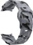 Casesuar Galaxy Watch 6 40MM KRD - 116 20MM Futbol Desenli Spor Tasarımlı Silikon Kordon - Siyah - Gri 5