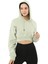 Storm Crop Kapüşonlu Kadın Sweatshirt Mint 1