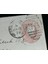 Ingiltere Klasik Dönem 1879 Victoria Dönemi Pink Penny Kendinden Pullu Antiye Zarf Varış Damgalı 2