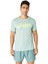 Core Asics Top Erkek Mint Kısa Kollu Tshirt 2011C334-304 1