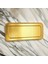 38*17 cm Ebatlarında Altın Sarısı Sunum Tepsisi, Dayanıklı Gold Sarısı Çay Kahve Sunum Tepsisi 4