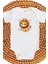 Aslan Tasarımlı Bebek Zıbın Yenidoğan Lion Design Baby Bodysuit Newborn 1