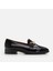 01Ayh290990A100 Deri Siyah Kadın Loafer 1