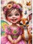 Ahşap Mdf Puzzle Yapboz Sevimli Kız Çocuğu ve Ceylan 120 Parça 25*35 cm 1