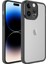 iPhone 14 Pro Max - Uyumlu Kamera Korumalı Transparan Appfube Post Kapak-Siyah 1