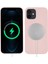 iPhone 12 Mini - Uyumlu Appfube Silksafe Wireless Kapak-Pembe Açık 1