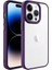 iPhone 14 Pro Max - Uyumlu Appfube Krom Kapak-Derin Mor 1