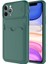 iPhone 11 Pro Max - Uyumlu ​appfube Kartix Kapak-Koyu Yeşil 1
