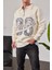 Heerbro Yakası Fermuarlı Krem Sweatshirt 2