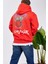 Day Social Kırmızı Kapüşonlu Sweatshirt 1