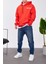 Day Social Kırmızı Kapüşonlu Sweatshirt 2