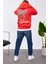 Day Social Kırmızı Kapüşonlu Sweatshirt 3