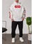 Cthdream Beyaz Kapüşonlu Sweatshirt 3