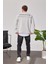 Arkası Yazılı Gri Sweatshirt 1