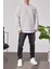 Arkası Yazılı Gri Sweatshirt 5