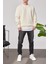 Basic Krem Şardonlu Sweatshirt 3