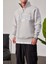 Seattle Yakası Fermuarlı Gri Sweatshirt 1