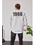1966 Baskılı Gri Sweatshrt 3