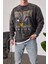 Brooklyn Yıkamalı Füme Sweatshirt 2
