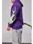 Cth Kolları Desenli Mor Sweatshirt 2