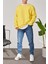 Pis Yaka Sarı Sweatshirt 1