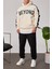 Beyond Krem Kapüşonlu Sweatshirt 1