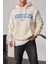 Brooklyn Baskılı Krem Sweatshirt 2