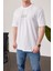 Arka Papağan Detaylı Beyaz Tshirt 2