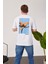 Arka Papağan Detaylı Beyaz Tshirt 3