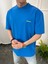 Basic Pamuklu Mavi Tshirt 2
