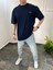 Basic Pamuklu Lacivert Tshirt 4