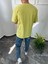 Basic Pamuklu Sarı Tshirt 3