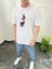 3059 Astronot Beyaz Tshirt 2