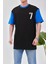 7 Baskılı Siyah Tshirt 5