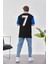 7 Baskılı Siyah Tshirt 1