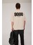 9000 Rakam Baskılı Krem Tshirt 3