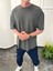 Oval Kesim Basic Füme Tshirt 2