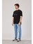 Karışık Yazılı Siyah Tshirt 5